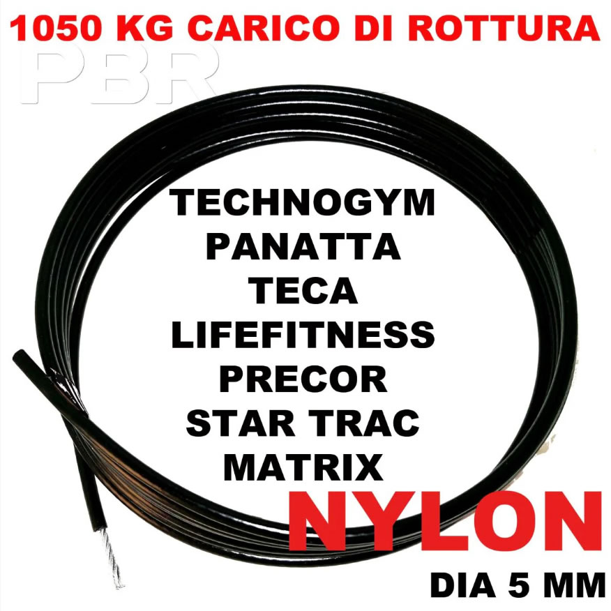 CABLE ROPE 5 MM GYM BODY BUILDING STEEL COVERED PU STEEL ROPE CABLE GYM